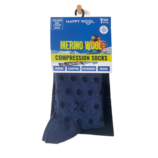 HappyWool XTF merino wool compression socks Canada
