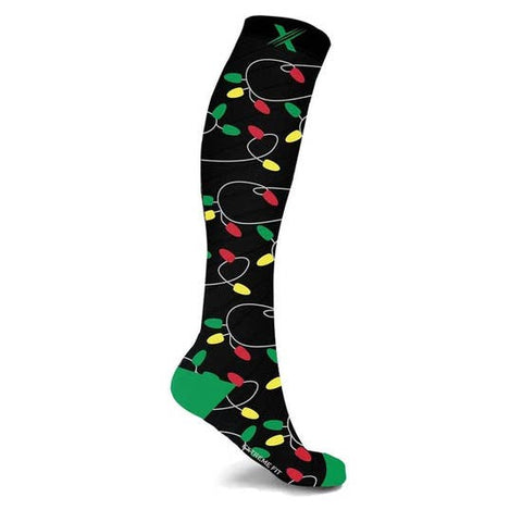 Christmas Lights compression socks
