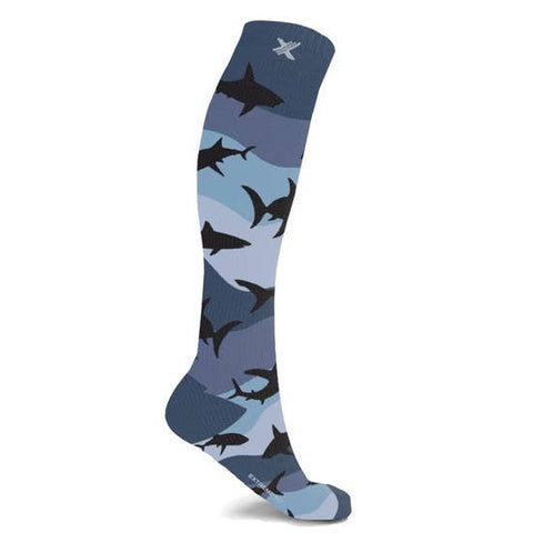 Camouflage Sharks compression socks