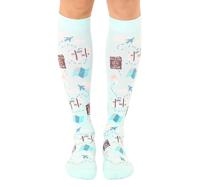 Travel Bug compression socks