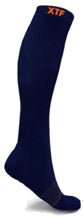 Navy compression socks