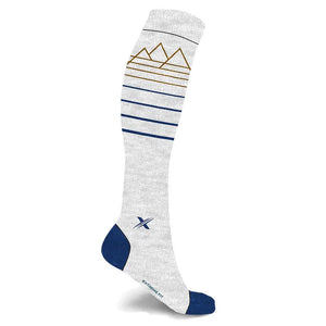 HappyWool Merino wool-blend compression boot socks - Heather Grey